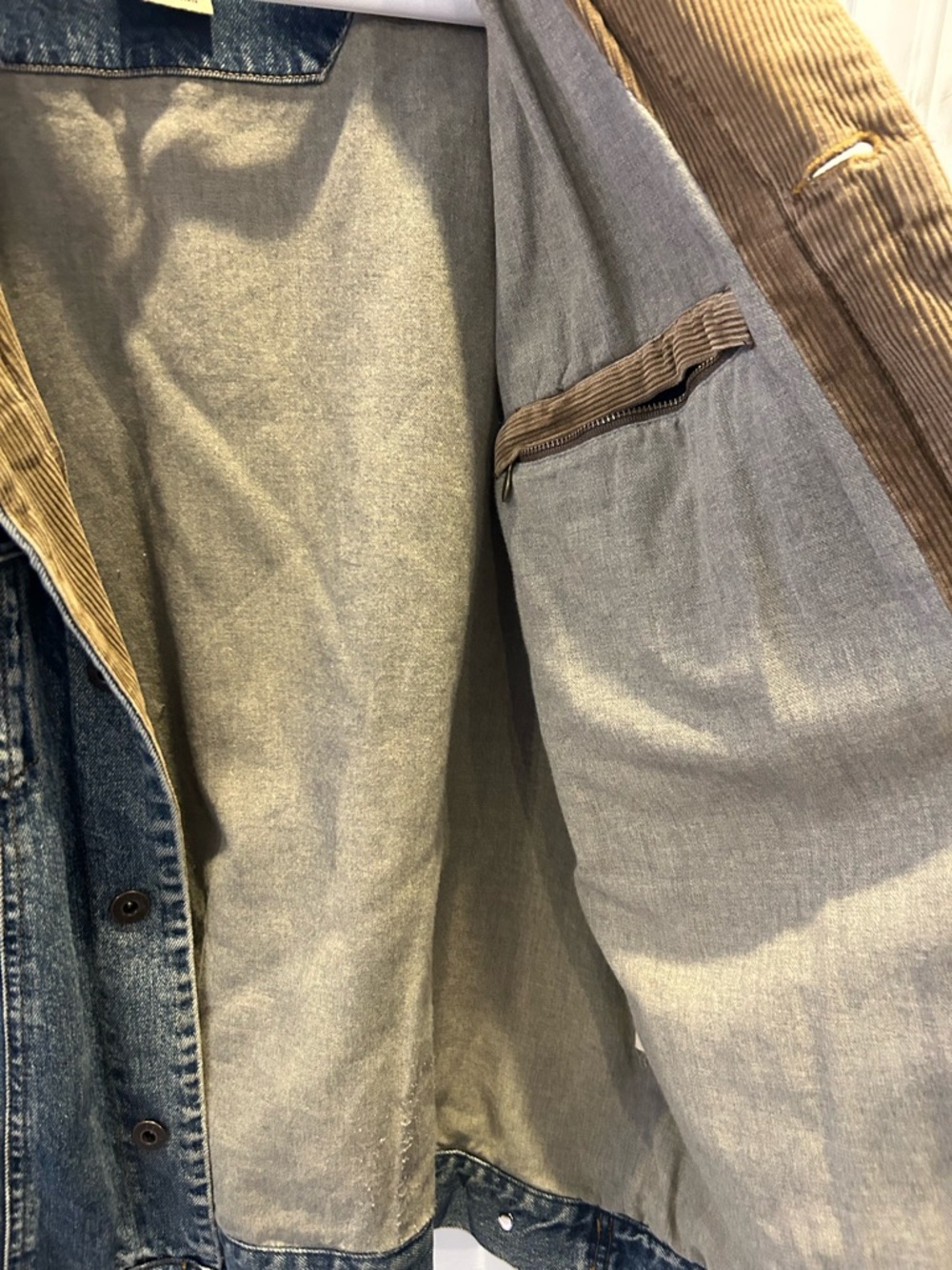 LL Bean Men’s Lined Denim Classic Jacket Large - Picture 4 of 11